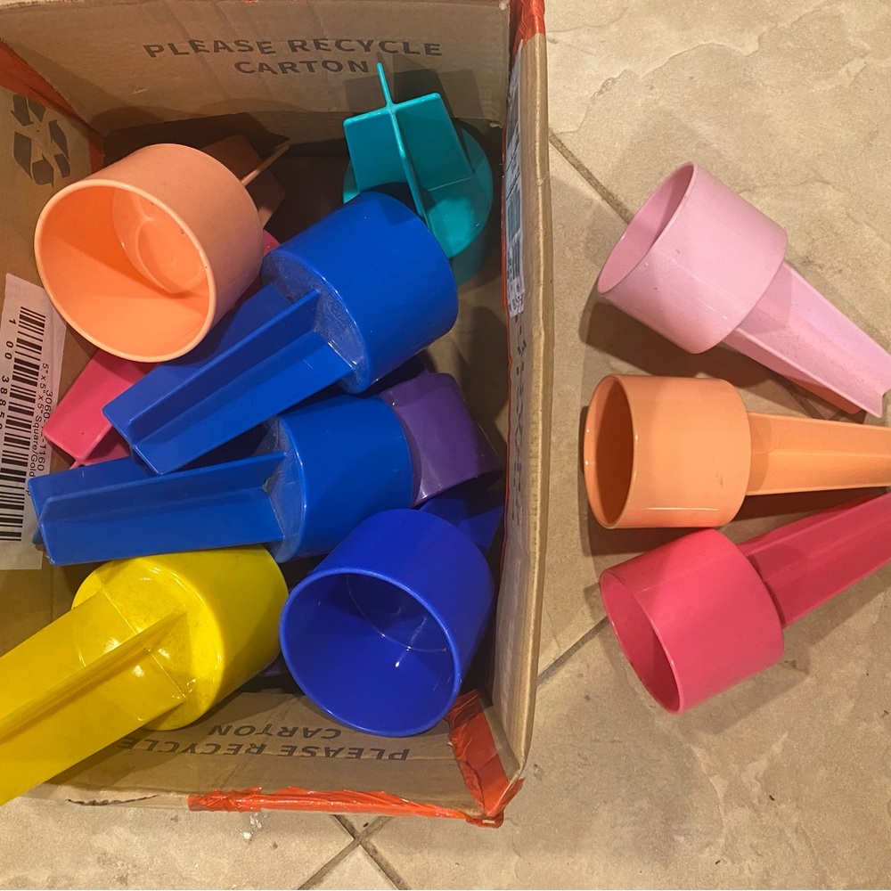19 assorted color beach spikers. Perfect for Etsy sellers or cricut, silhouette